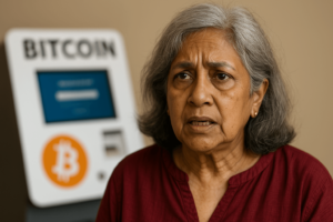 kripto dolandırılan kadın
